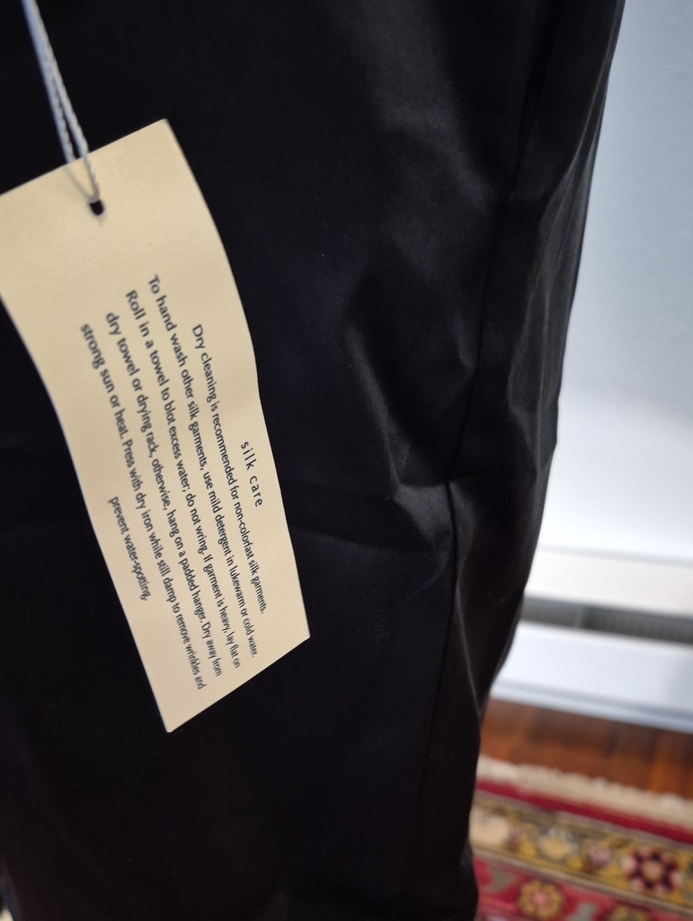 NORDSTROM 90s Silk Robe XS/S Missing Belt NWT - Picture 3 of 5